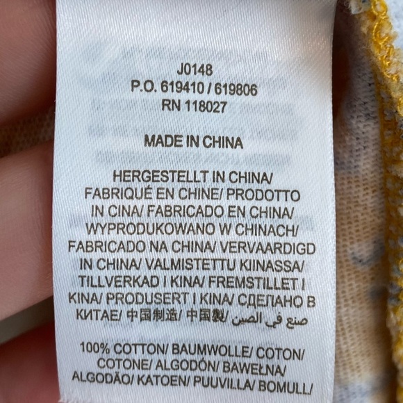 Boden Phoebe Short Sleeve Cheetah Print Jersey Dress Yellow Pockets - Picture 6 of 7